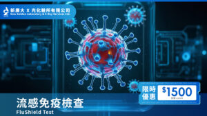 【FluStorm 流感炎症風暴檢測】限時優惠 $1500,全面評估流感併發症風險!